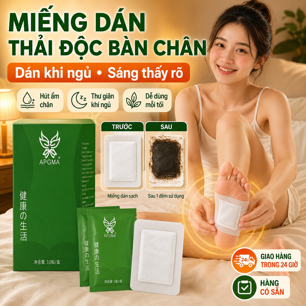 ⚡Miếng dán thải độc hạ đường huyết tự nhiên Miếng dán tan mỡ khử ẩm siêu giảm cân Miếng dán massage đốt calo săn chắc