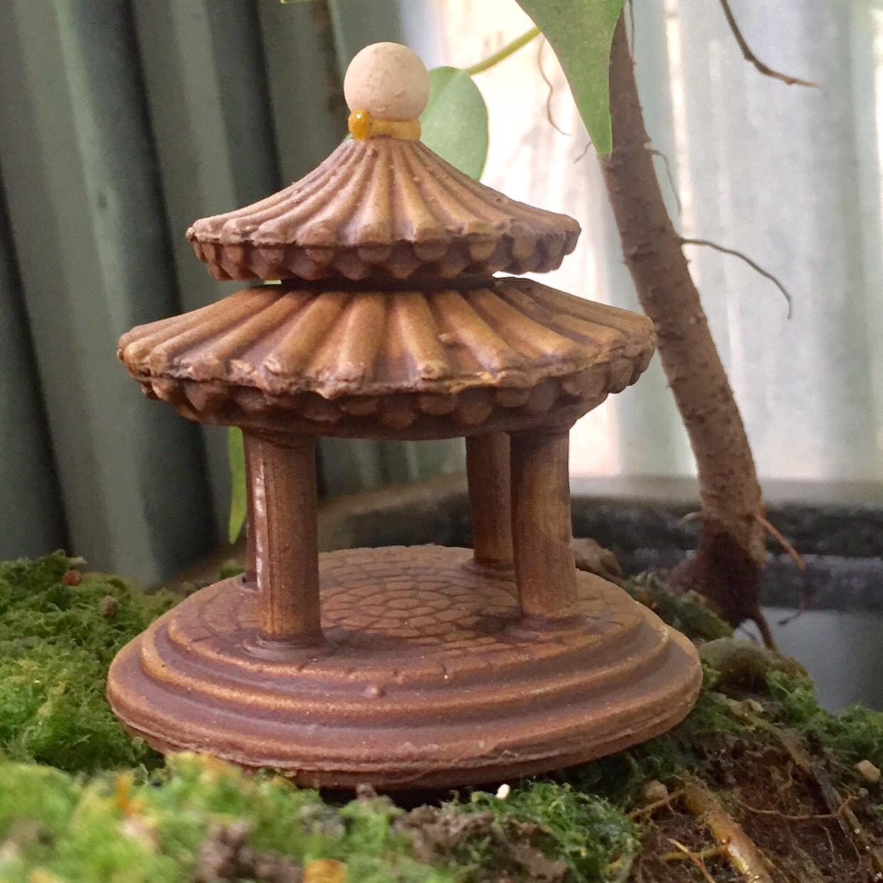 Ngôi Nhà Nâu Tròn(size nhỏ)  Trang Trí Hồ Cá,Bể Cá-Hòn Non Bộ