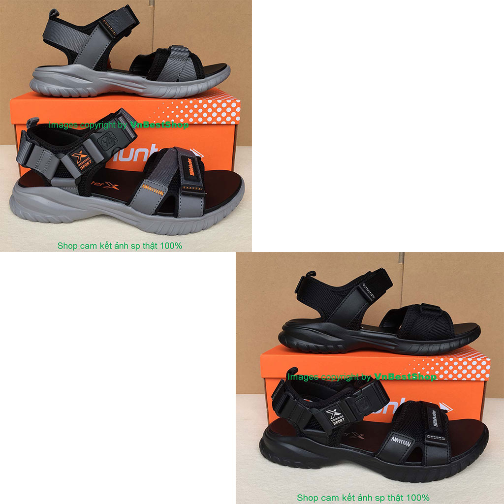 Dép sandal eva phun nam bitis hunter hem000300den/hem000300xam 2 màu