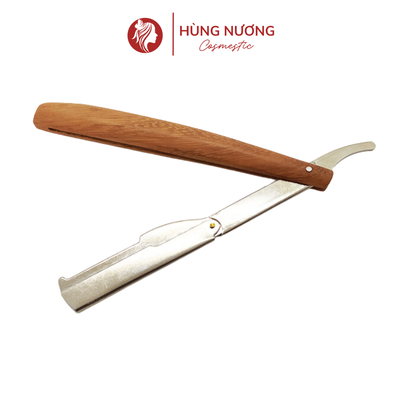 Dao cạo lông mặt cán gỗ thanh sơn, dao cạo baber cán gỗ thanh sơn