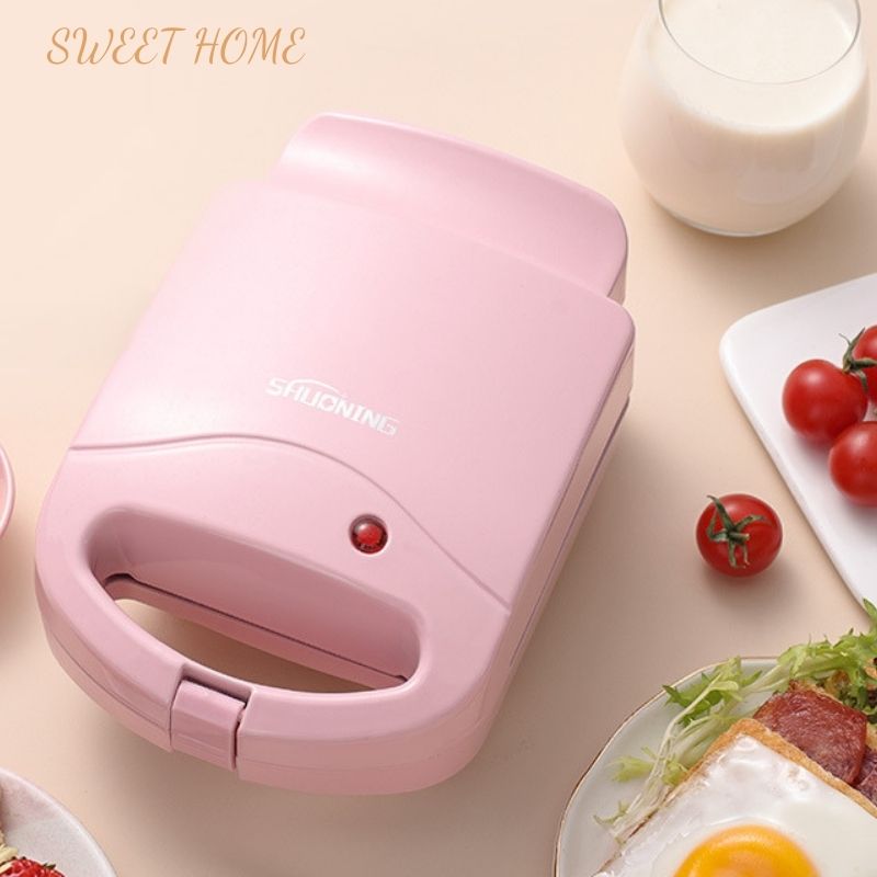 Máy nướng bánh mì sandwich máy kẹp bánh mì cho bữa sáng đa năng dễ sử dụng d2.111 sweethome