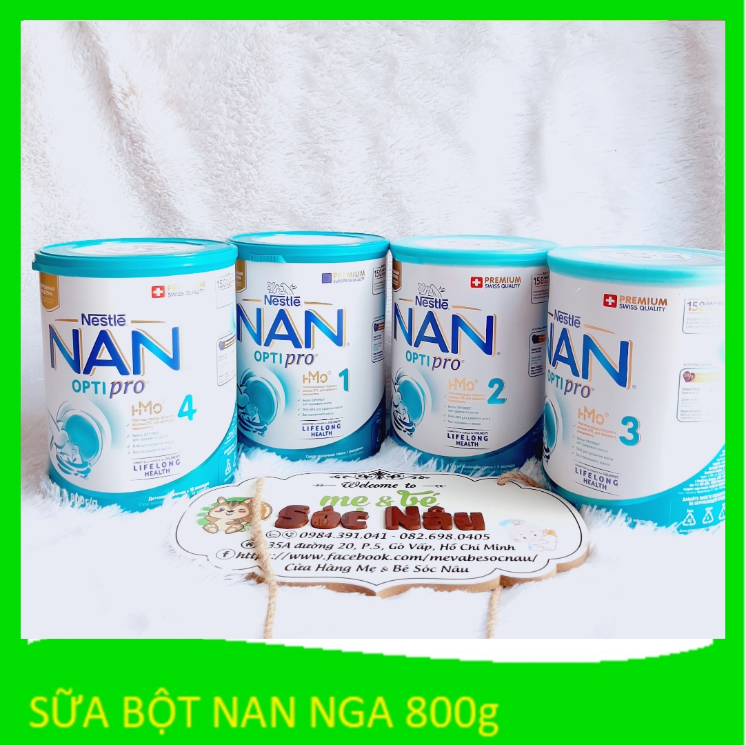 Sữa nan nga 800gr số 1, 2, 3, 4 800g
