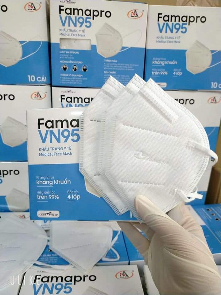 Khẩu trang y tế famapro vn95