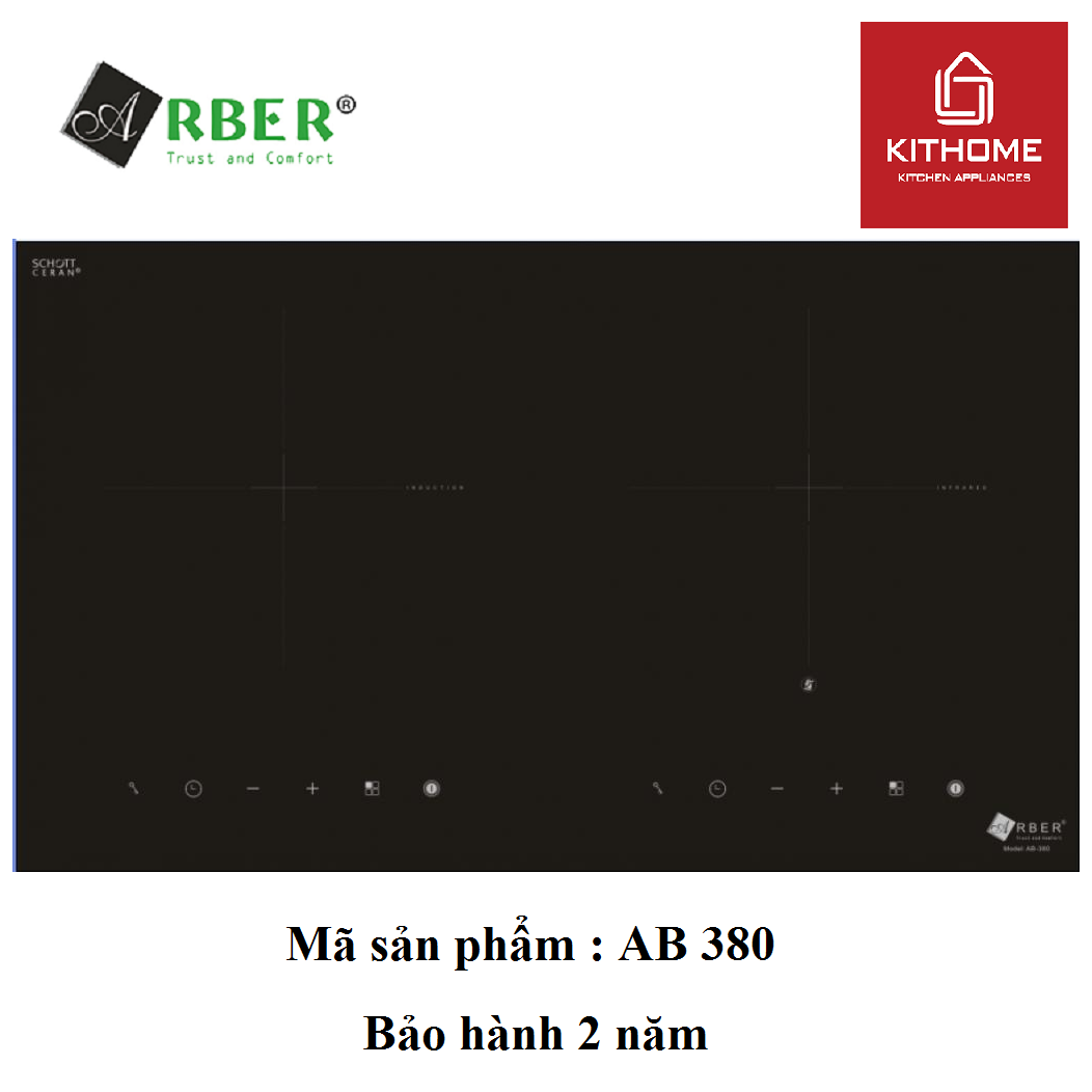 Bếp hỗn hợp ab 380