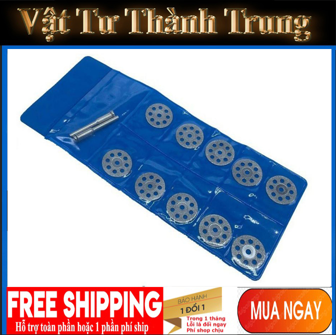 Bộ 10 lưỡi cắt mài mini đa năng đường kính 25mm Cắt sắt,cắt inox,cắt thủy tinh,cắt nhựa,cắt gỗ....