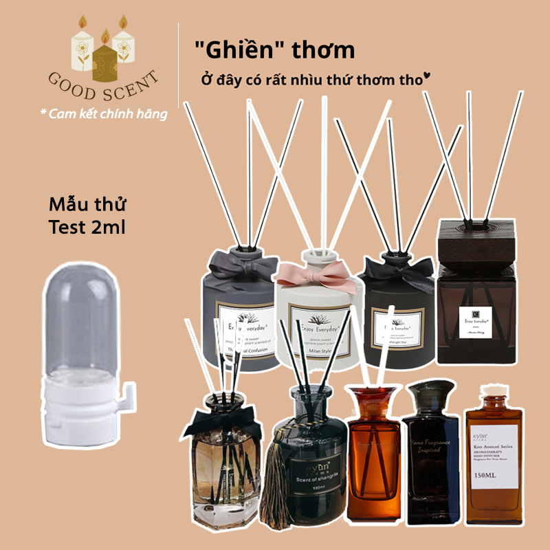  Mẫu thử 2ml mẫu test tinh dầu nước hoa phòng ember enjoy everyday eyun aroma shangrila thử mùi dầu thơm phòng GHIÊN THƠM 
