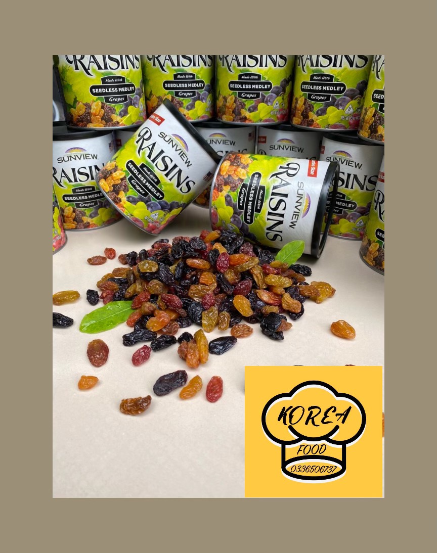 Nho khô mỹ thập cẩm không hạt sunview raisins 425g