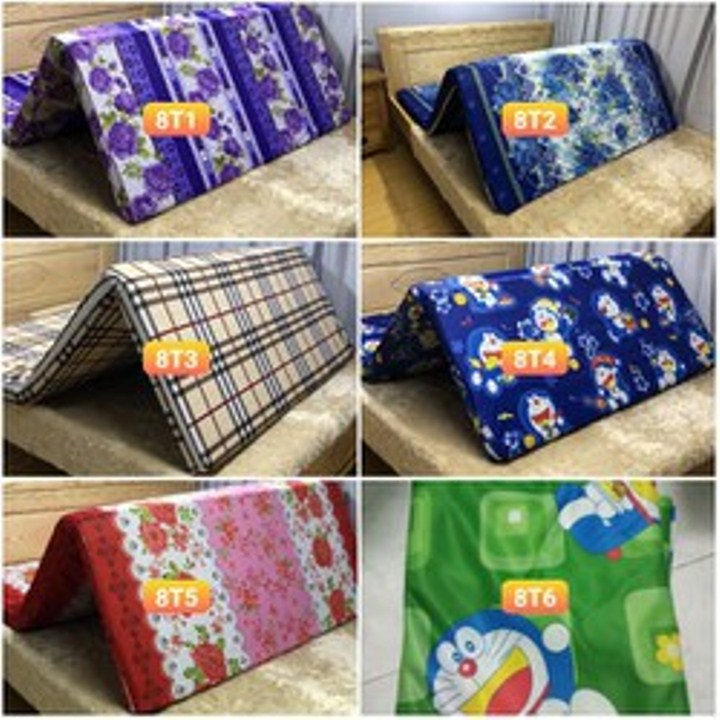 Áo / Vỏ Bọc Nệm 2 mặt Có Dây Kéo Thun Lạnh Loại 1 Dành Cho Nệm Cao (5cm, 10cm, 15cm) : Đủ Size, Nhiều Màu - Giao Ngẫu Nhiên