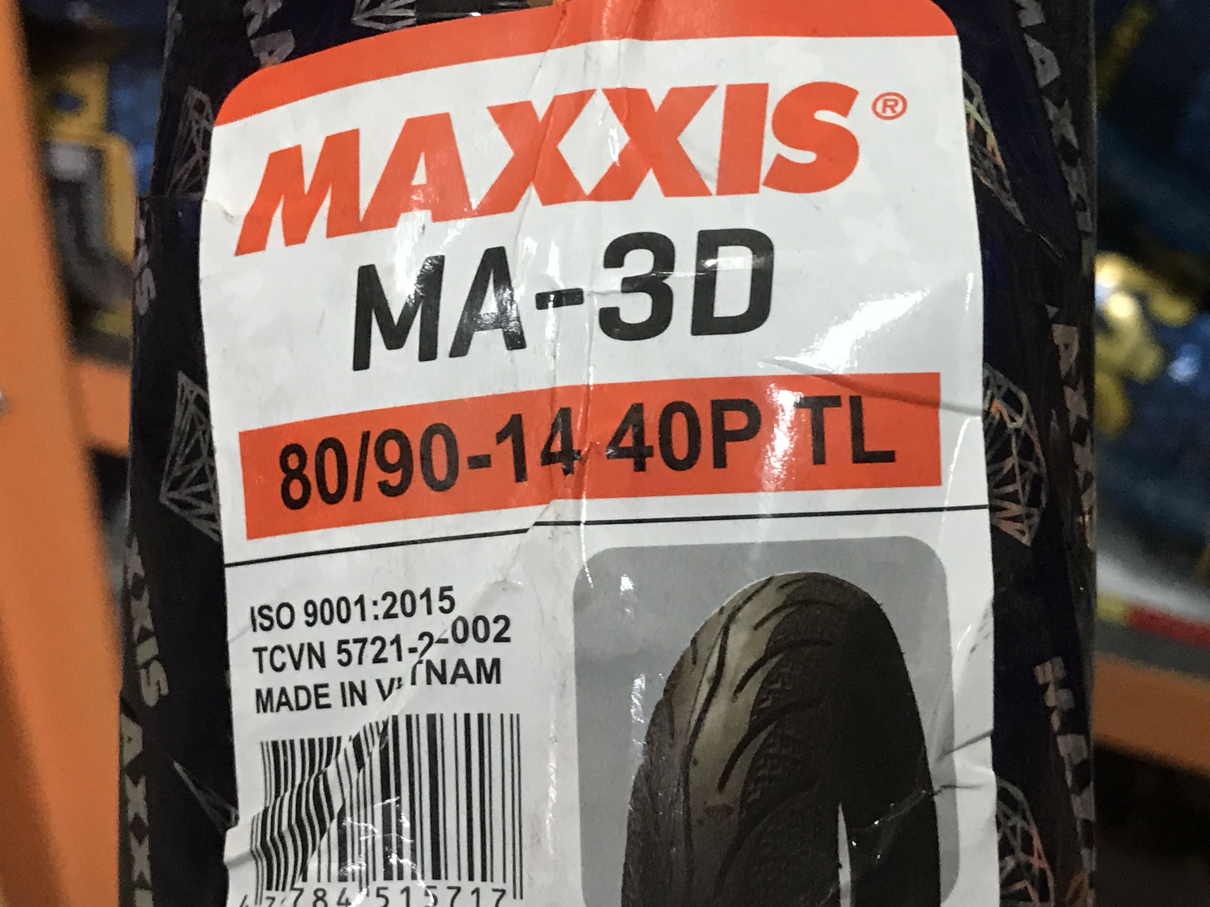 Vỏ Maxxis 80-90-100 90 14 3D vỏ trước sau Airblade, Click, Vario, Vision