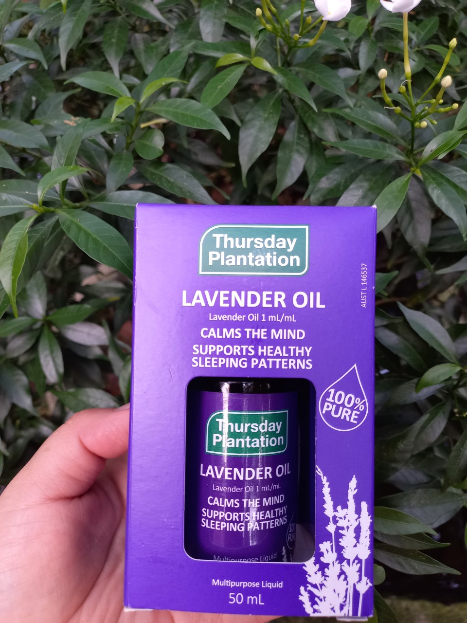 Tinh dầu oải hương Úc nguyên chất 100% Thursday Plantation Lavender Oil 50ml/ perpermint 25ml