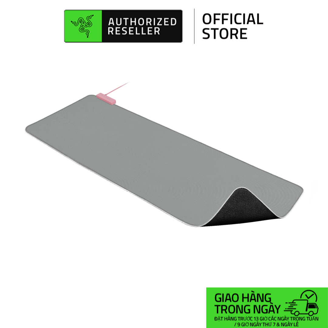  Razer Goliathus Extended Chroma - Oversized Soft Gaming Mouse Mat Powered by Razer Chroma  Tấm lót chuột  | Customizable Chroma RGB Lighting | Soft Cloth Material | Balanced Contr 