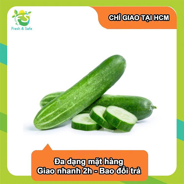 [Chỉ Giao HCM] Dưa leo/ Cucumber - 2kg (sỉ)