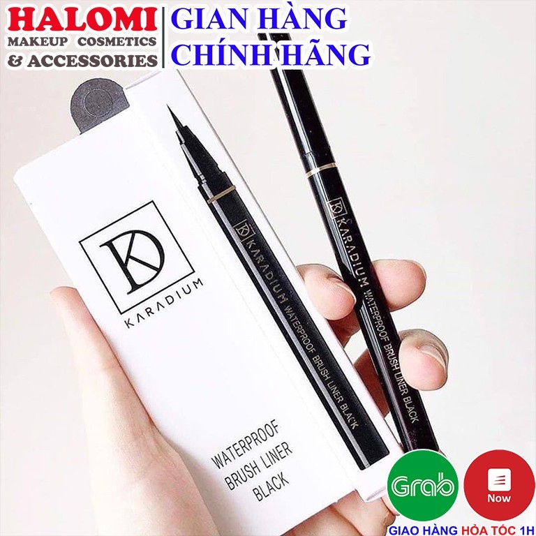 ♗  Bút Kẻ Mắt Nước Karadium Waterproof Brush Liner Black 0.55g