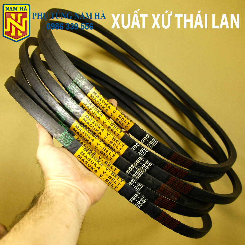 Dây curoa máy trộn bê tông bản B55 B57 B65 B72 (Xuất xứ Thái Lan)