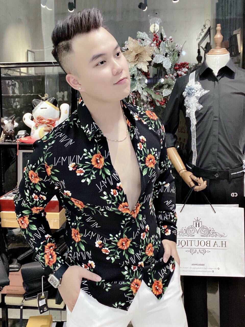 ÁO SƠ MI , ÁO SƠ MI NAM TAY DÀI NHIỀU MẪU HỌA TIẾT CỰC ĐẸP - BAO NGẦU THỜI TRANG MỚI NHẤT HIỆN NAY