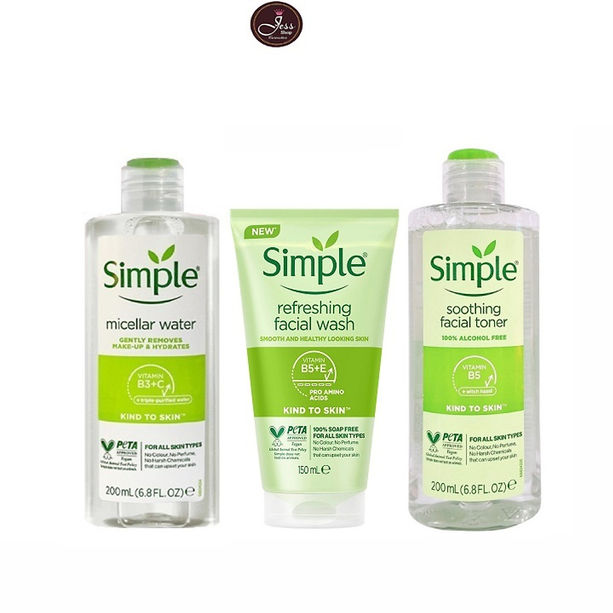 Nước Tẩy Trang Simple  - Micellar Cleansing Water