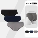 Combo 3 quần sịp nam tam giác Brief Cotton thoáng mát, co giãn thấm hút Coolmate