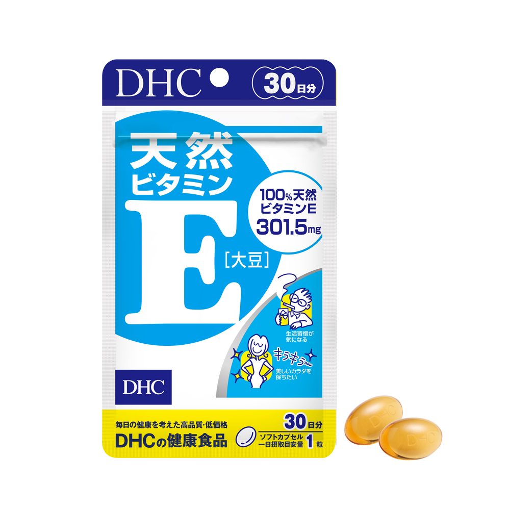 Viên uống vitamin E DHC Natural Vitamin E
