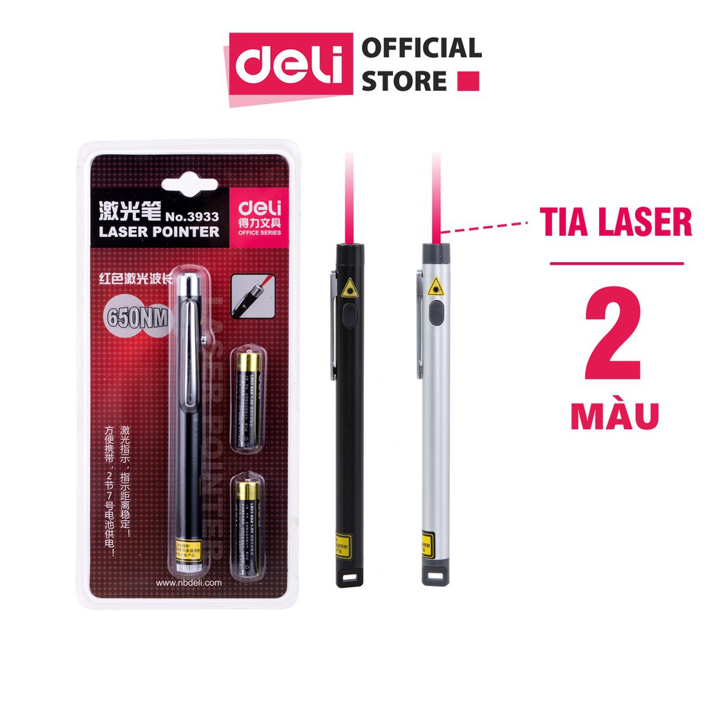 Bút chỉ bảng - bút thuyết trình laser Deli 3933