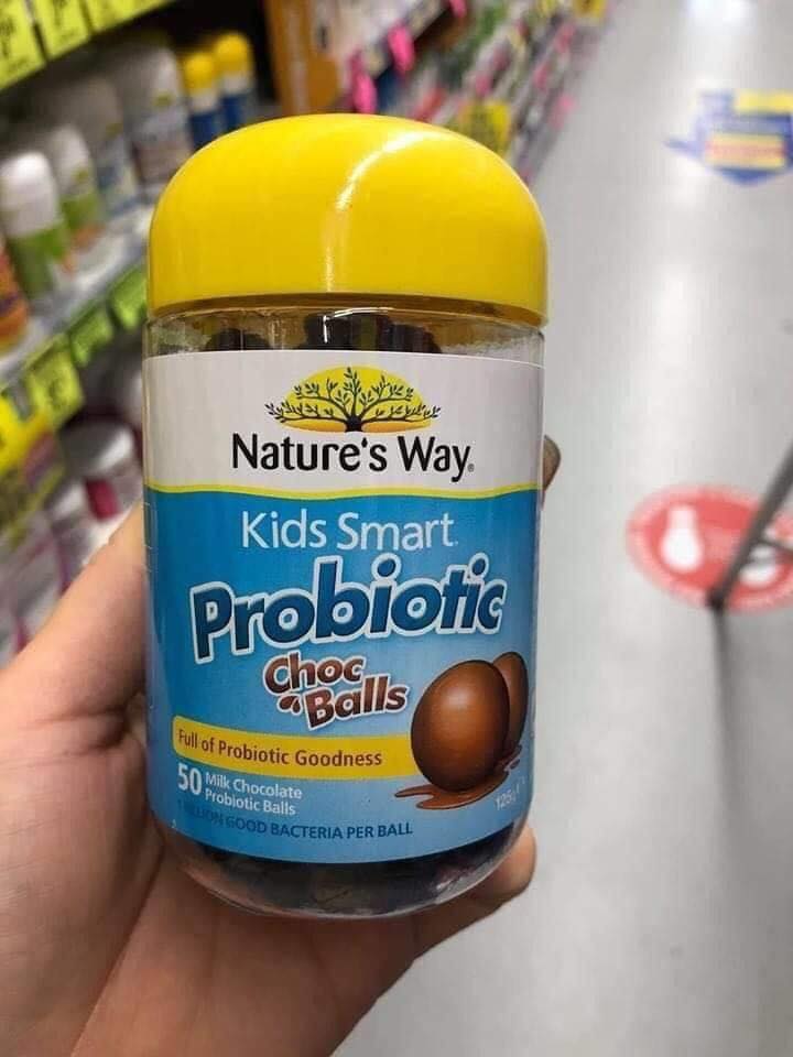Nature's Way Kids Probiotic Balls - Bổ sung lợi khuẩn tốt cho hệ tiêu hóa của trẻ