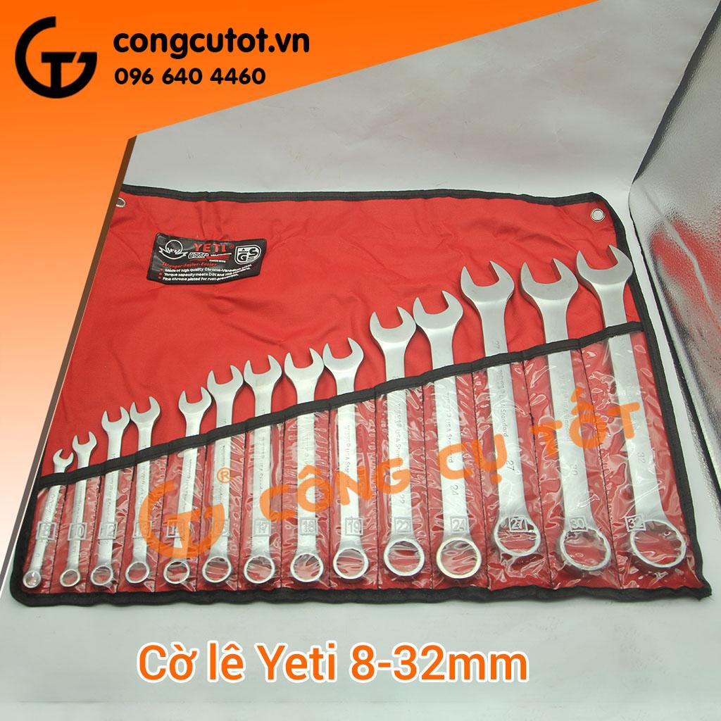 Bộ cờ lê vòng miệng 14 chi tiết 8-32 ye.ti, c-mart t0006