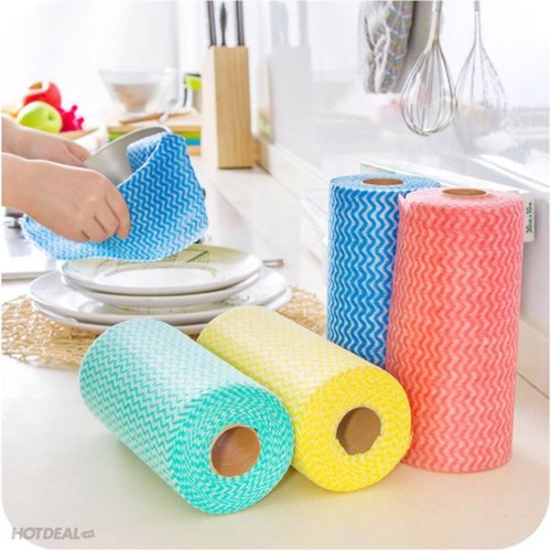 Cuộn 50 khăn lau nhà bếp đa năng