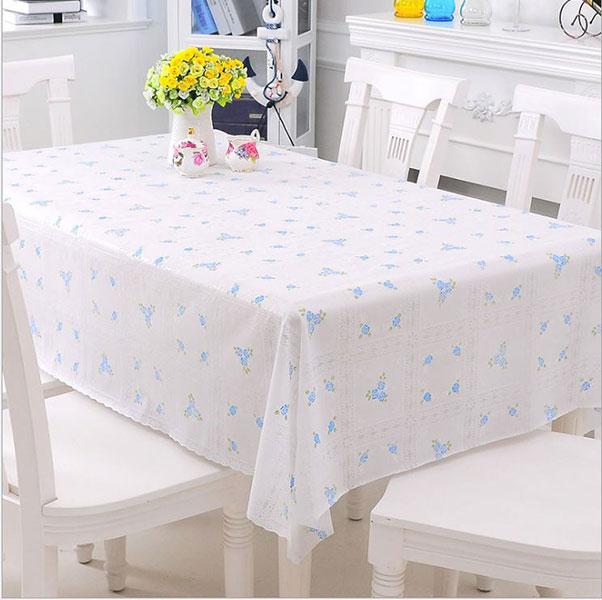 [HCM]Khăn Trải Bàn 90cmx1m4-2m Nhũ Vàng Trắng Chống Thấm Bẩn Sang Trọng