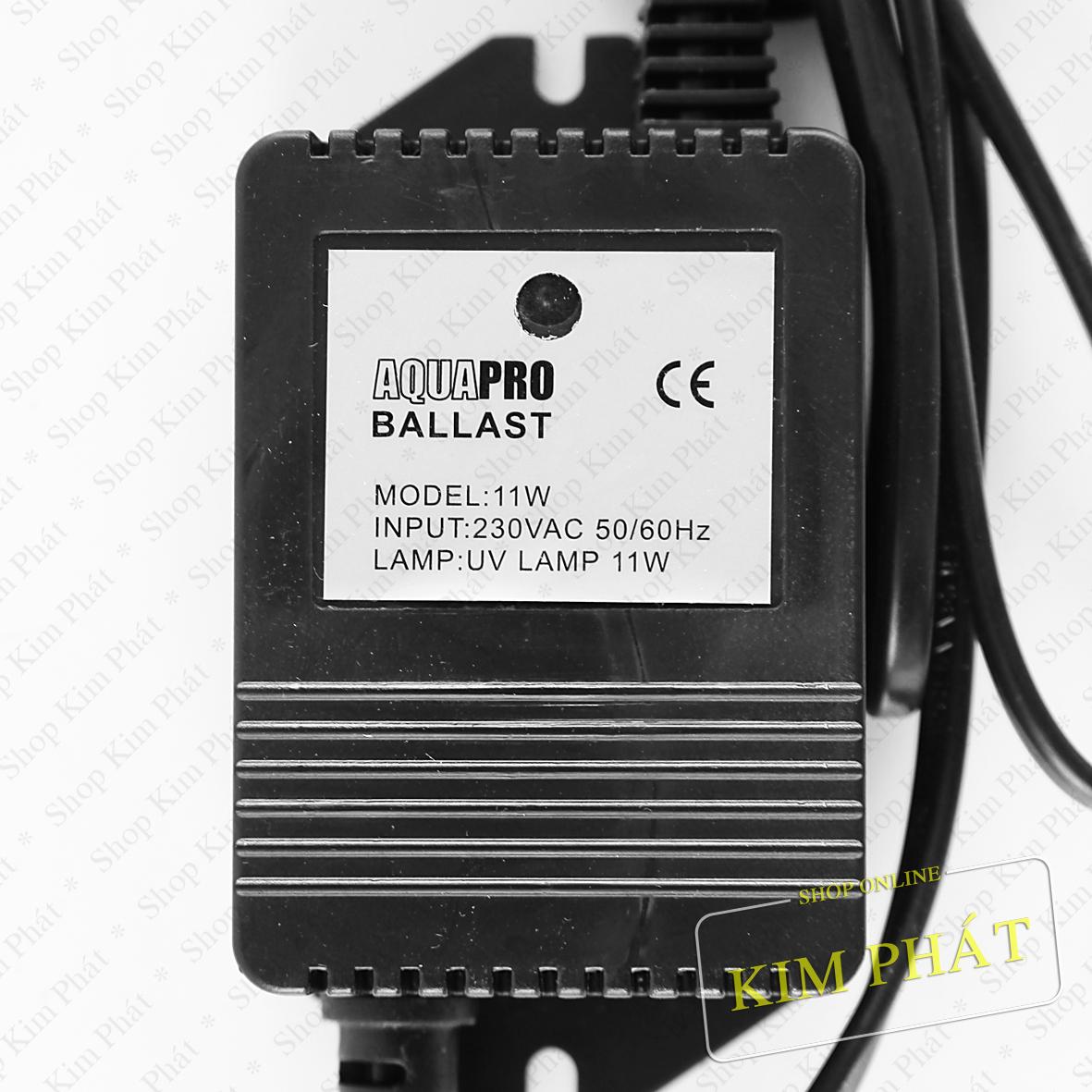 Adaptor - Ballast biến áp chuyển nguồn đèn cực tím UV 11W - 4 chấu