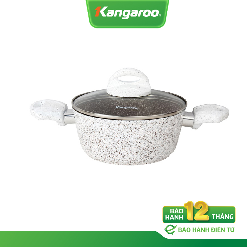 Nồi nhôm chống dính đáy từ kangaroo kg995 - size 18cm - 22cm - hàng chính hãng