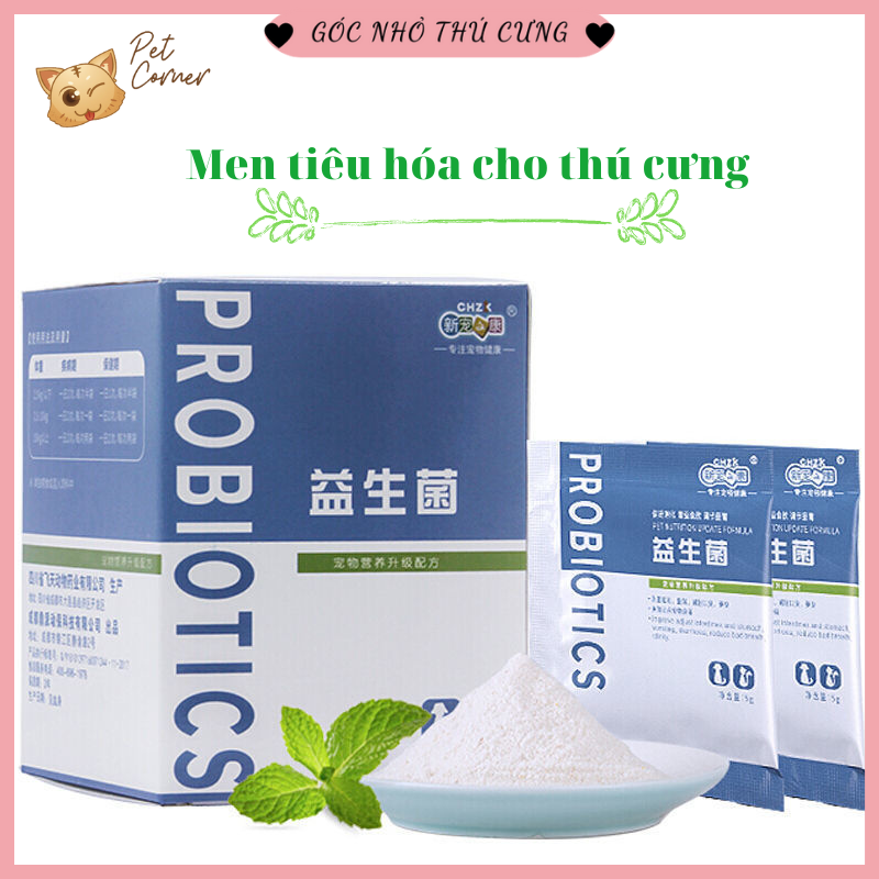 Men tiêu hóa Probiotics cho thú cưng 5g