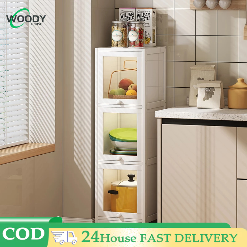 Kệ sách trưng bày tại nhà, kệ sách cao từ sàn đến trần chống bụi có khe cửa, tủ đựng đồ khe hẹp, giá để đồ bằng gỗ nguyên khối