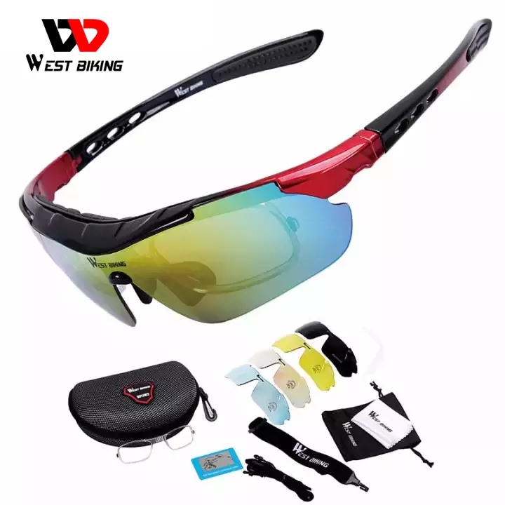 West Biking Cycling Glasses Cycling Eyewear Men Outdoor Goggle Glasses Sunglasses Windproof UV400 Gafas Ciclismo MTB Bike Bicycle Motorcycle Cycling Eyewear