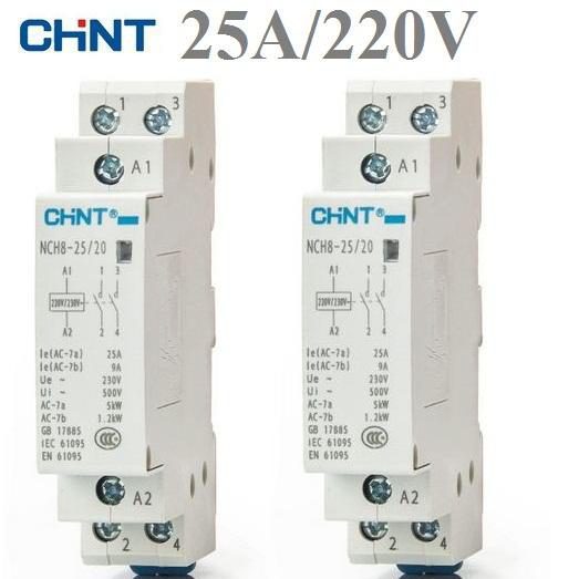 Khởi động từ chint 1 pha 25A, Đóng cắt điện contactor