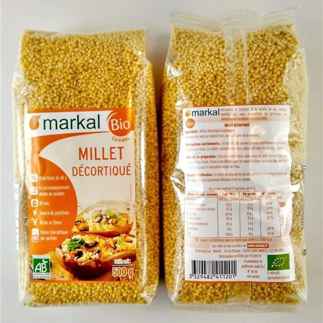 Kê nếp vàng Hữu cơ Pháp - Markal