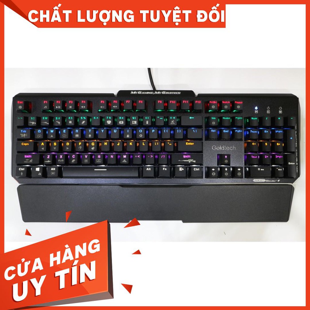 Bàn phím cơ quang học chuyên game goldtech lk185 chống nước