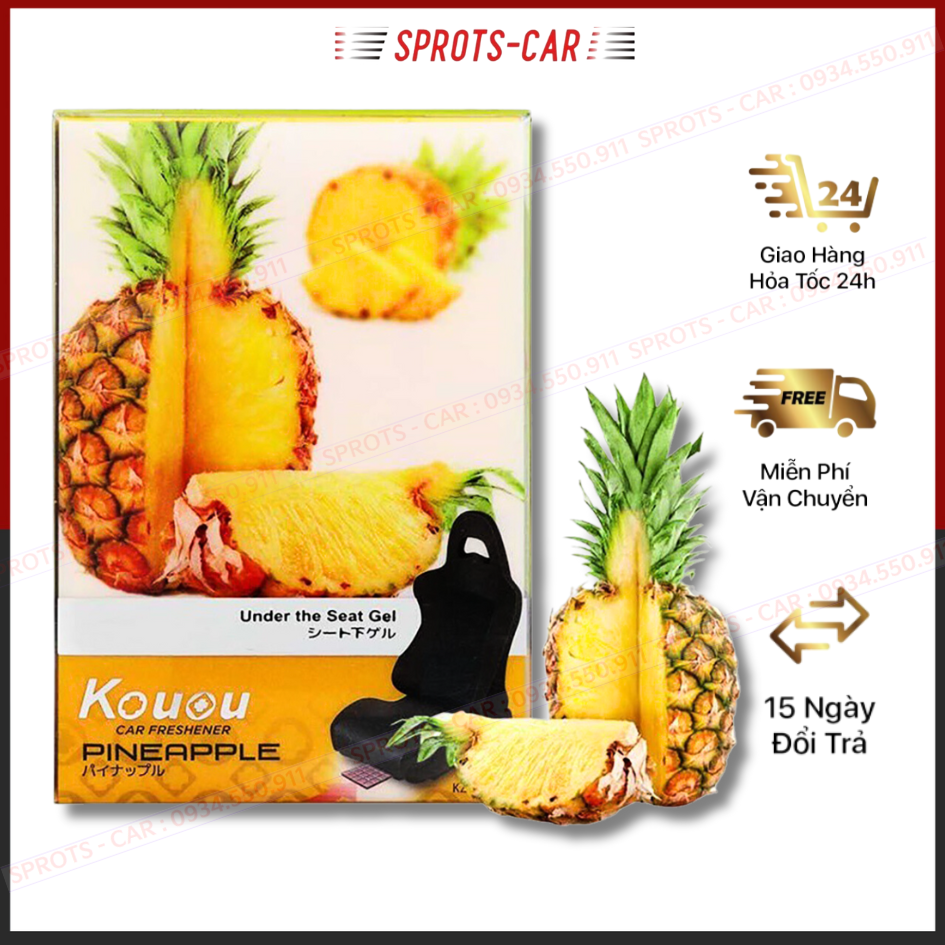 Sáp thơm trên xe hơi hương thiên nhiên - Hương Dứa (Vàng)