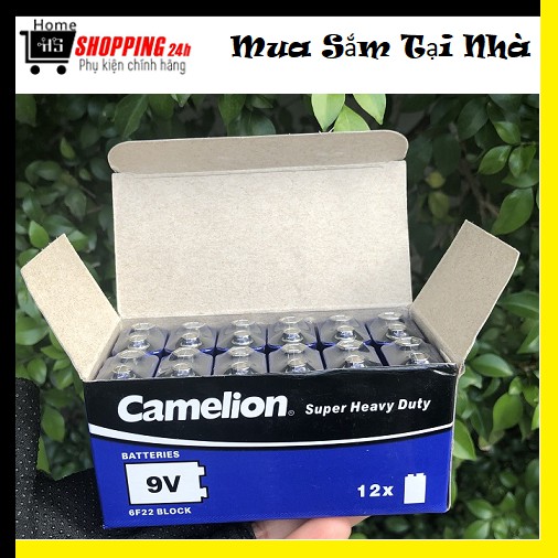 Pin 9v vuông camelion hộp 12 viên