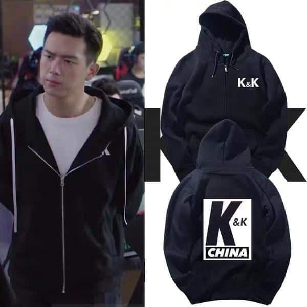Áo khoác K&K CHINA , áo khoác K&K có mũ trùm, CLB K&K phim cá mực hầm mật