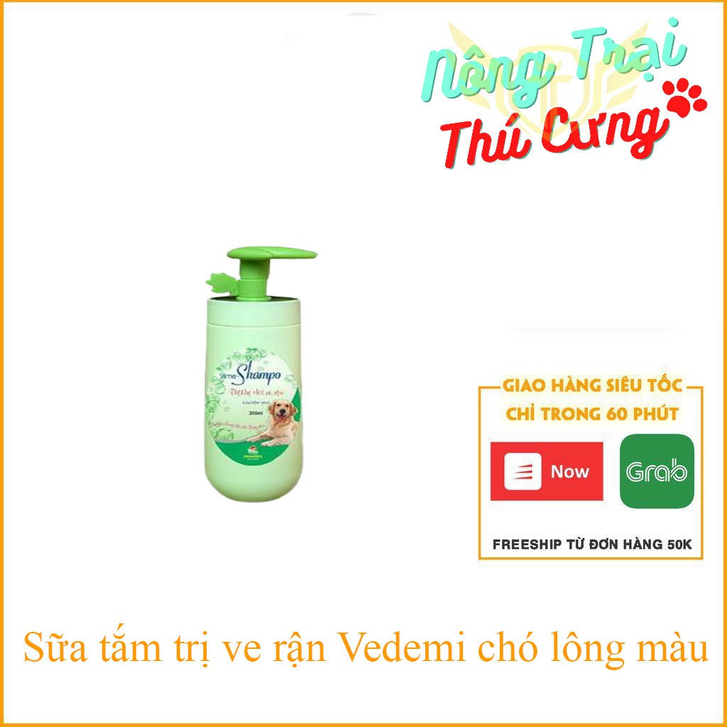 Sữa tắm cho chó lông màu vime shampo - chai 300ml