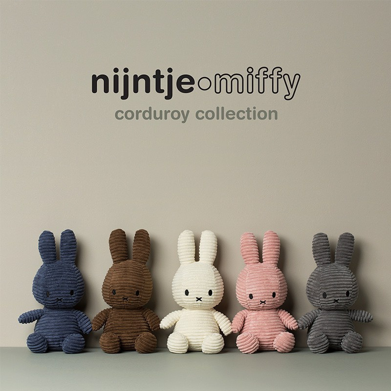 Thỏ bông MIFFY cao cấp chất nhung kẻ to đẹp size 33cm
