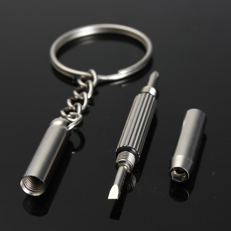Tua vít mini SUNHA 2 đầu kim móc khóa đa năng