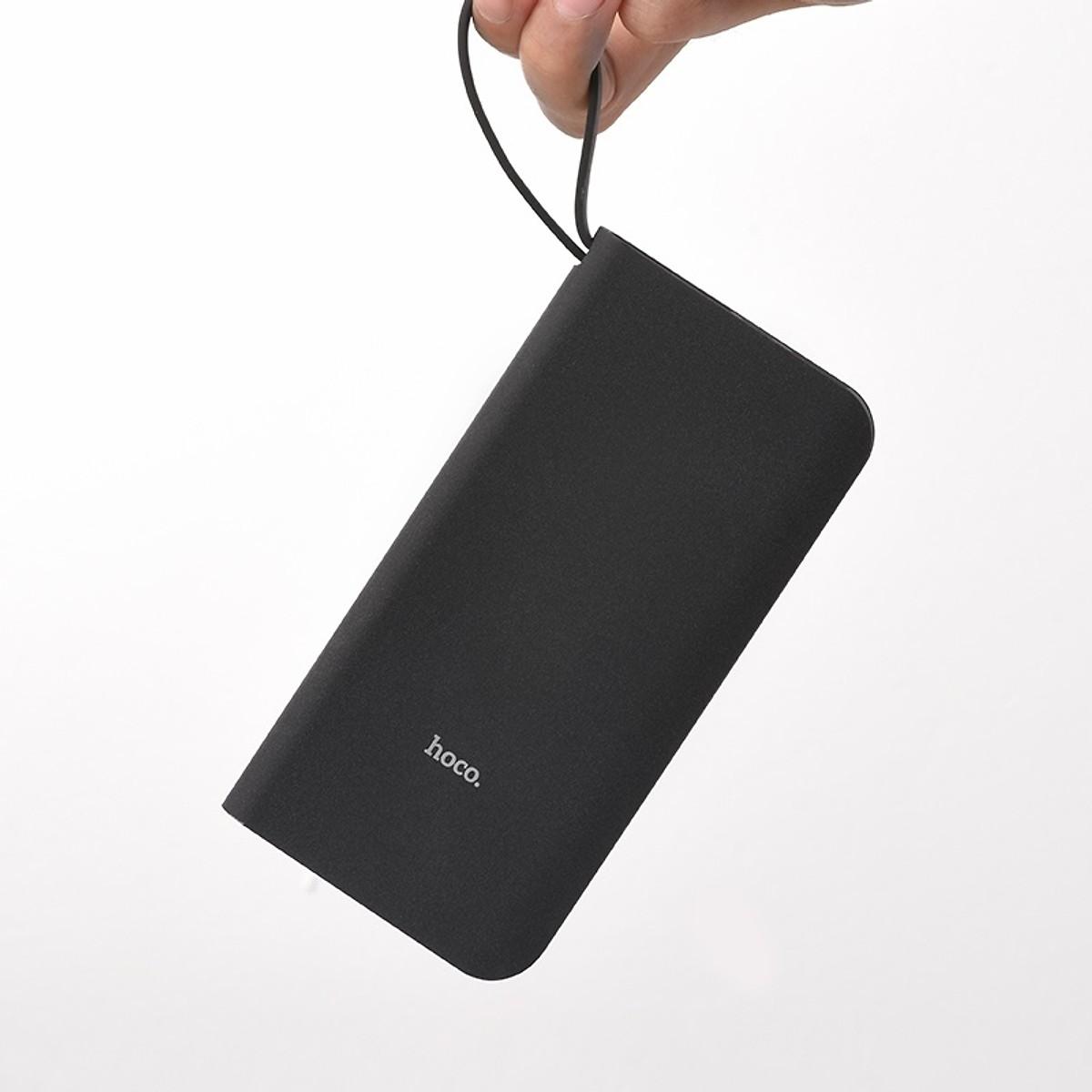 Pin sạc dự phòng Hoco J25 10000mah Sạc dự phòng tích hợp cáp lightning