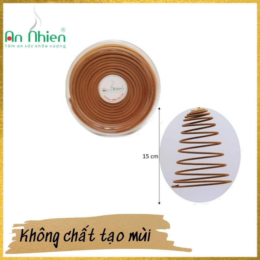 Nhang Vòng Trầm Hương 24H Nhang Khoanh Cao Cấp Không Chất Tạo Mùi 10 Khoanh lớn