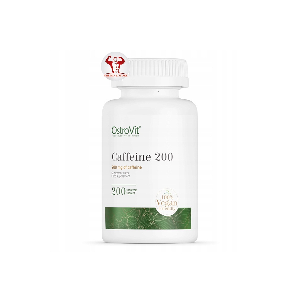 Caffeine 200mg ostrovit 200 viên
