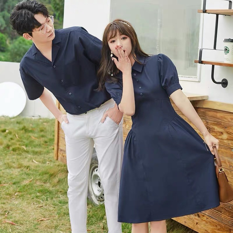 Đồ đôi dạo phố giá tốt vải mềm forever couple 2903