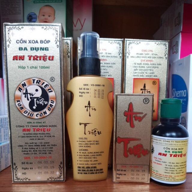 Cồn xoa bóp An Triệu