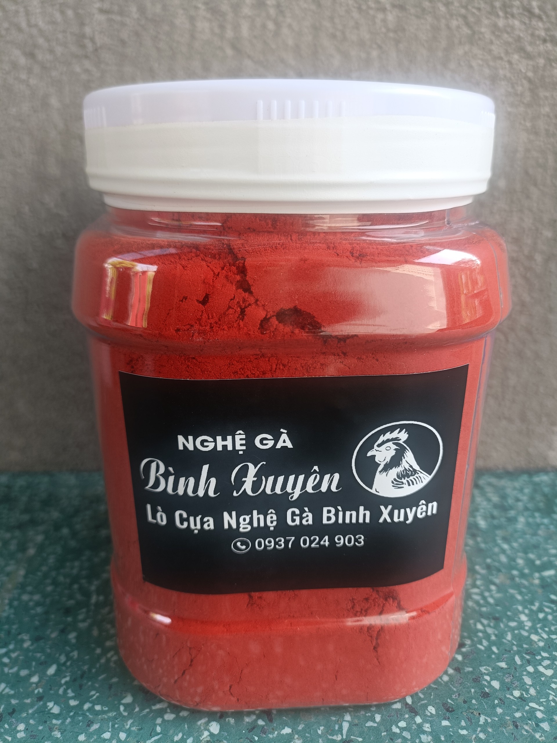 Bột nghệ đỏ cao cấp dành cho gà đá - nghệ nguyên chất cho gà - tặng cọ