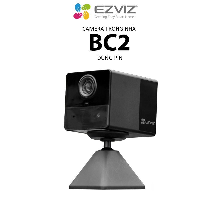Camera ezviz bc2 fhd 1080p chạy bằng pin- đàm thoại 2 chiều- wifi trong nhà chính hãng