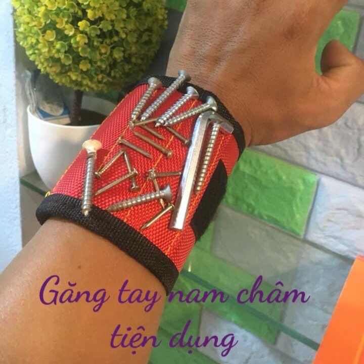 Túi đồ nghề đeo tay nam châm hút đinh vít