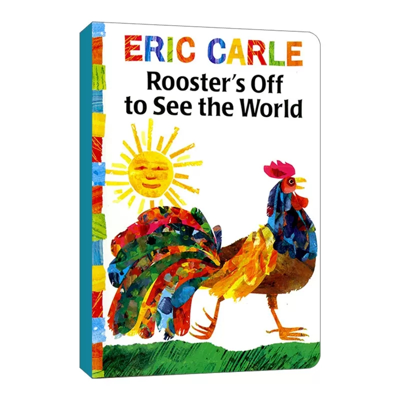 Eric Carle Rooster để xem Thế Giới Tiếng anh cuốn Sách bìa gốc Tiếng Anh
